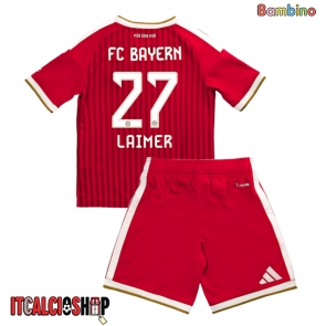 Bayern Munich Konrad Laimer #27 Prima Maglia Bambino 2026-27 Manica Corta (+ Pantaloni corti)